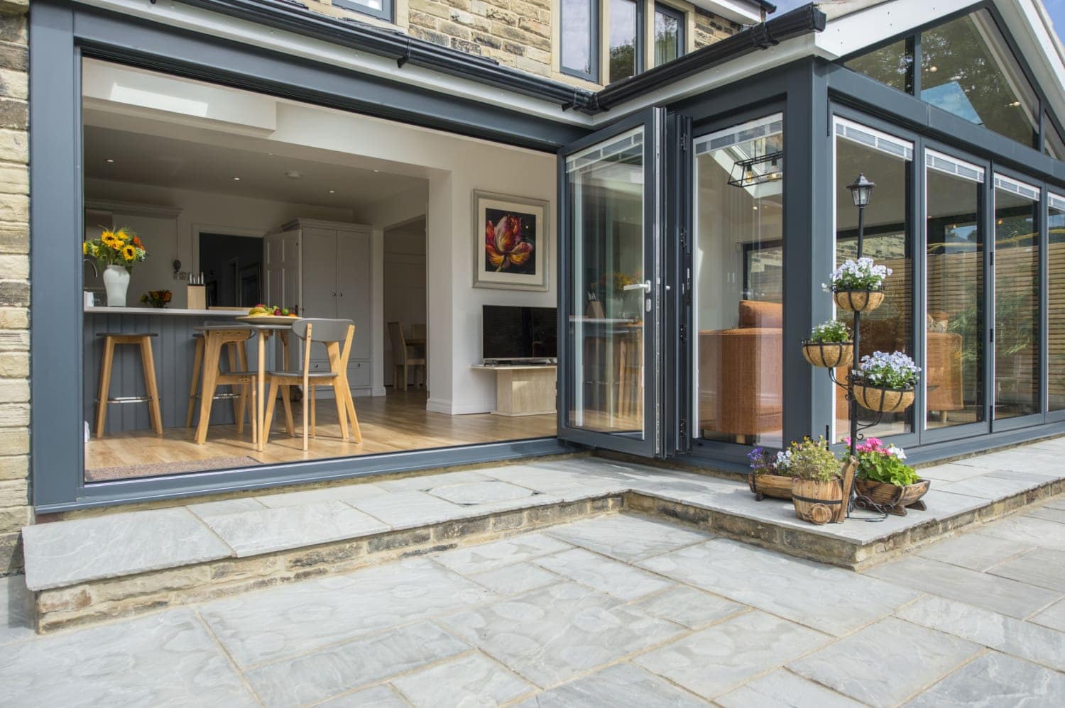 Double glazing exterior